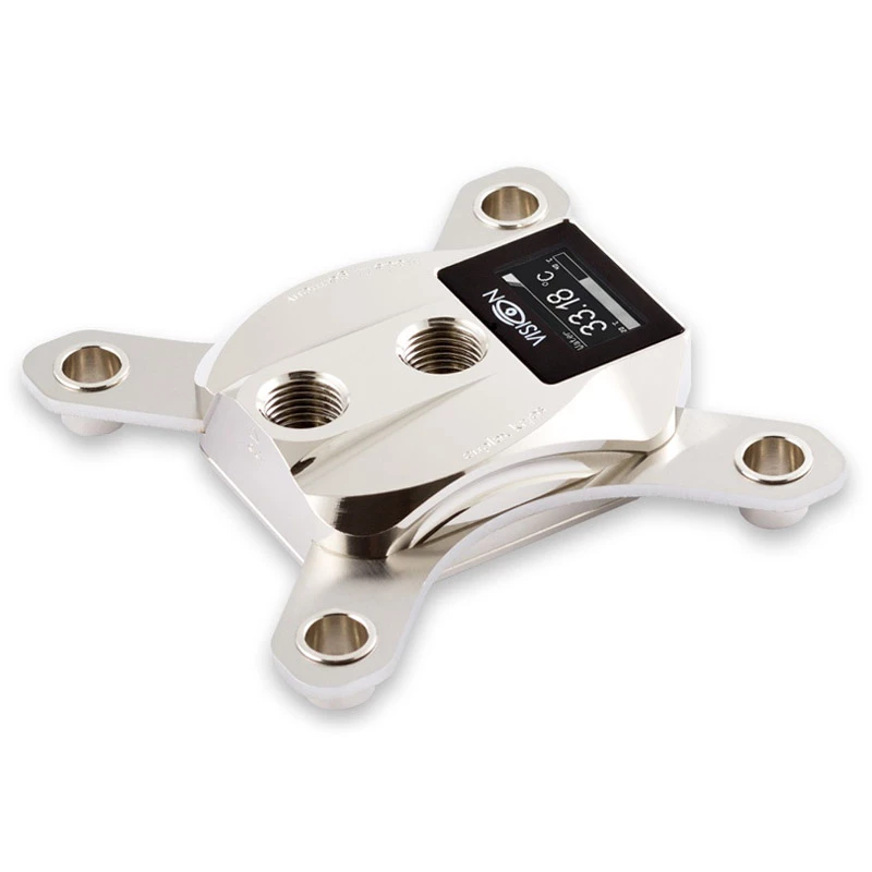 Aqua-Computer cuplex kryos NEXT Water Block with VISION for LGA 1700 Socket - Nickel/Nickel