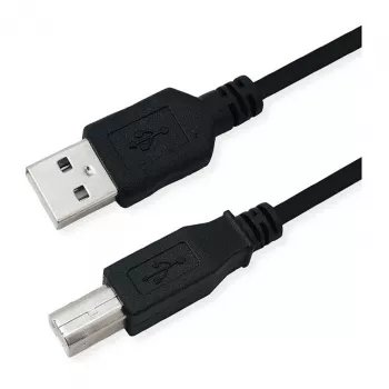 ROLINE RM USB 2.0 Cable, Type A-B, black, 0,8 m