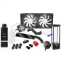 Alphacool 11992 - water block - Acetal - acrylic - Aluminium - Brass - Copper - Nickel - Stainless Steel - Black - Transparent - 1/4 - 60 °C - 0,8 bar (11992)