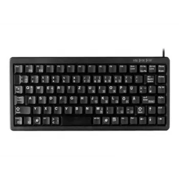 CHERRY Compact , Combo (USB + PS/2), DE keyboard Office USB + PS/2 QWERTY Black
