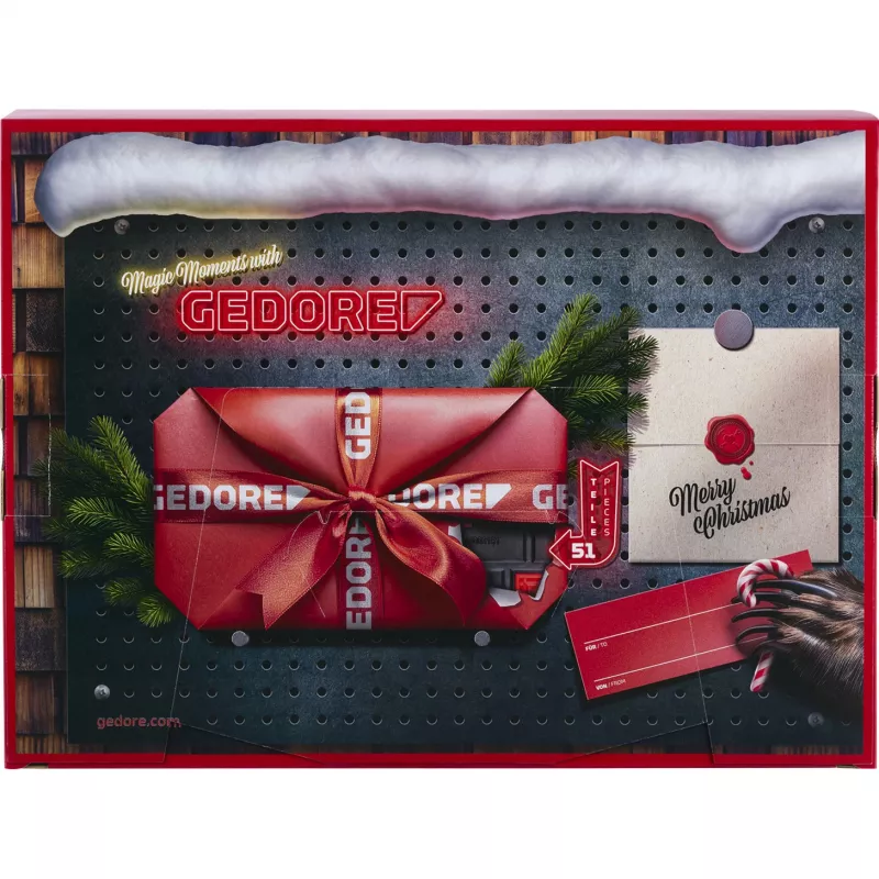 Advent calendar Gedore R33003151 2025 — tool-themed calendar, limited-edition set