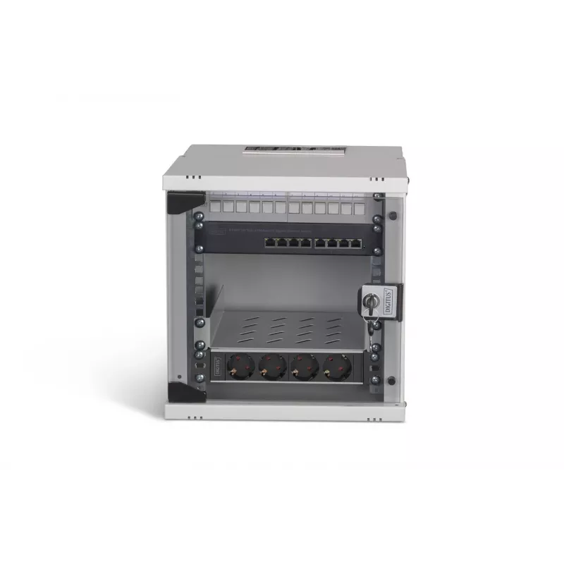 Digitus SOHO Pro network set, 254 mm (10) - 6U, 315 x 300 mm (W x D)