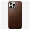 Mobile phone cover Nomad NM01389385 for iPhone 16 Pro Max, 17.5 cm (6.9 inch), brown, aluminium/PC/microfibre/leather