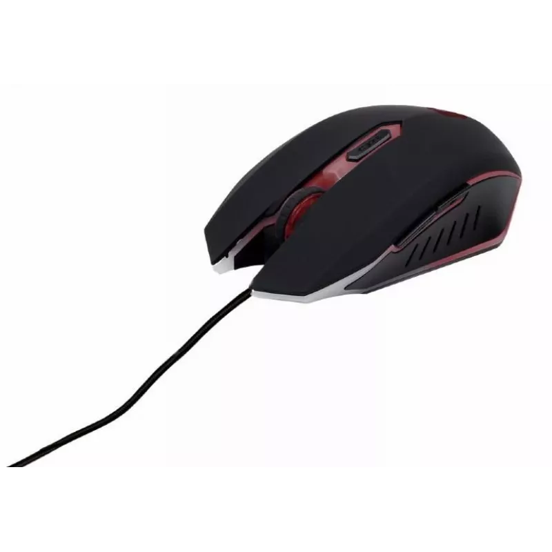 Gaming keyboard GEMBIRD GGS-UMG4-02 104-key full-size USB QWERTY US English with mouse, black