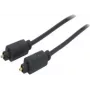 shiverpeaks 1.5m Toslink - Toslink - TOSLINK - Male - TOSLINK - Male - Gold - Black (BS69004-1.5)