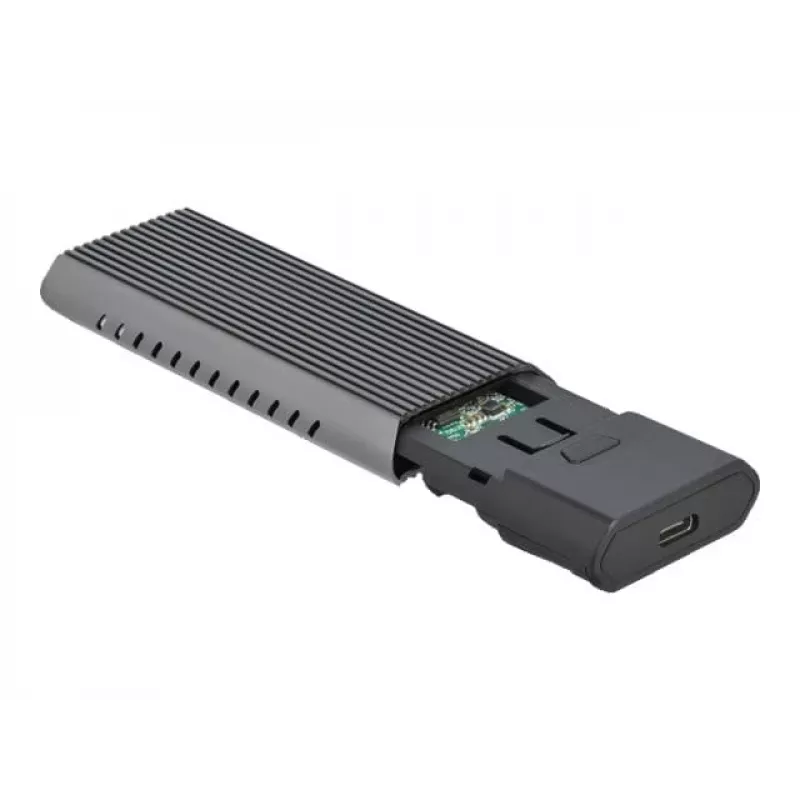 Delock External USB Type-C Combo Enclosure for M.2 NVMe PCIe or SATA SSD - Speichergehäuse - M.2 - M.2 NVMe Card / SATA 10Gb/s - USB 3,2 (Gen 2) (4263
