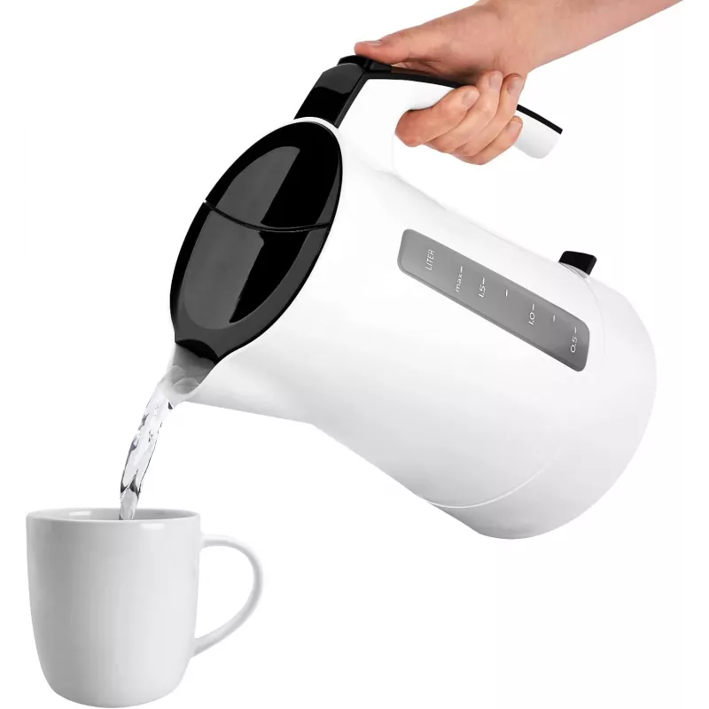 Electric kettle Melitta Enjoy Aqua 1.7 L 2400 W Black White