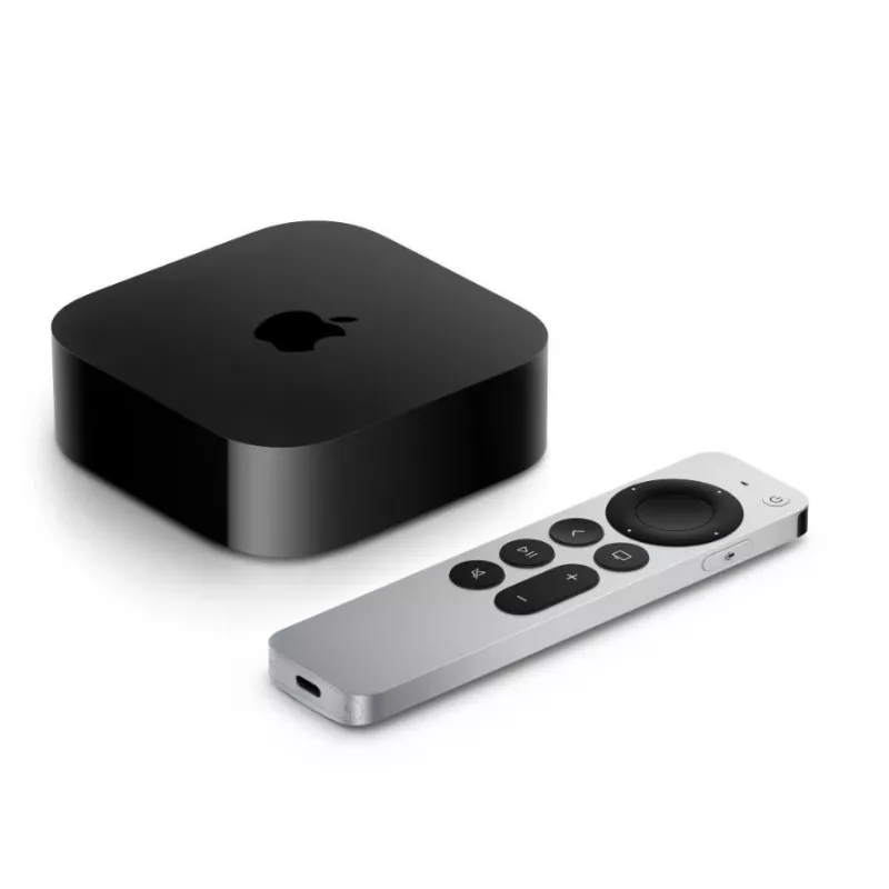 Apple TV 4K Black Silver 128 GB Wi-Fi Ethernet A15 Processor