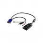 ATEN USB - VGA to Cat5e/6 KVM Adapter Cable (CPU Module), with Audio & Virtual Media Support