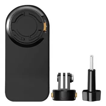 Backpack Mount Puluz PU1055B for sports cameras — compatible with Osmo Action 5, Pro Insta360, Ace Pro 2 — Black