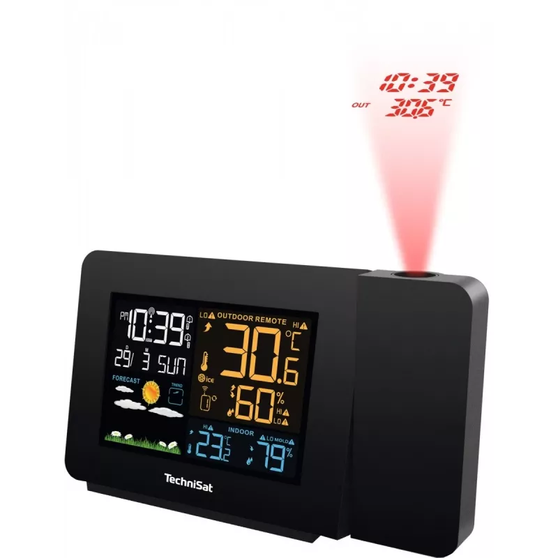 Weather station TECHNISAT Imeteo P1 wireless with indoor/outdoor temperature and humidity sensors