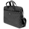 Laptop bag GUESS GUCB15P4TK 16 inch black Saffiano with 4G Triangle Logo