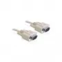 Serial Cable DeLOCK RS-232 10m Beige DB-9 82983
