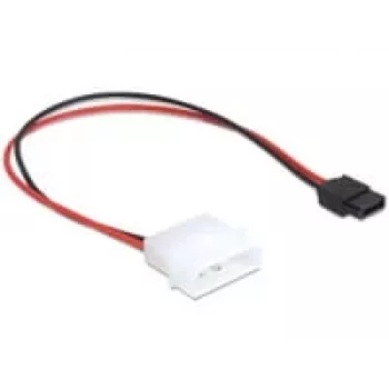 Delock Power Cable Molex 4 Pin Plug to Slim SATA 6 Pin Receptacle 24 cm