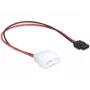 Delock Power Cable Molex 4 Pin Plug to Slim SATA 6 Pin Receptacle 24 cm