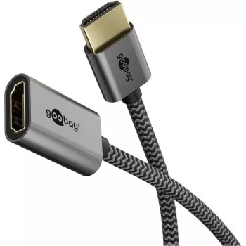 Ultra High-Speed HDMI-Flexiadapter, Cable black/gold