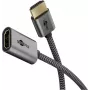 Ultra High-Speed HDMI-Flexiadapter, Cable black/gold