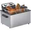 Deep Fryer Steba DF 300 Double 5 L 3000 W Black Stainless Steel