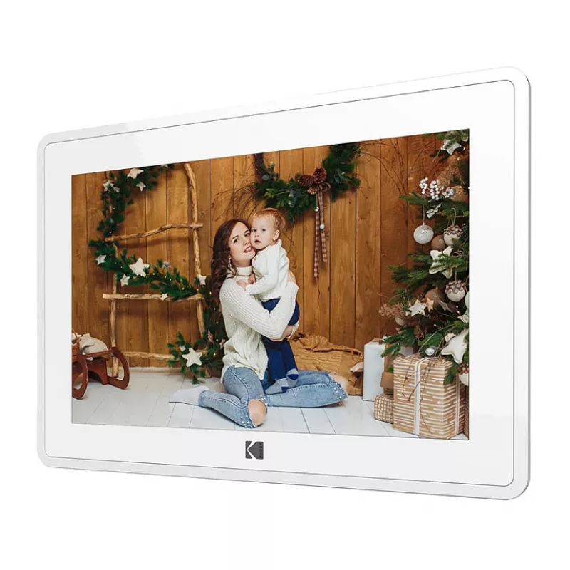 Digital photo frame Kodak RCF-106 10-inch White — 10 inch display, digital slideshow frame