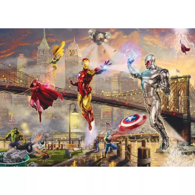 Thomas Kinkade Studios: Marvel - Iron Man, Puzzle 1000 Pieces