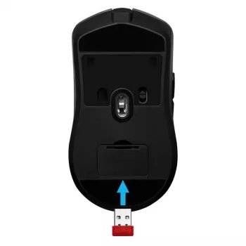 Wireless gaming mouse DEFENDER Demon GM-534 RF, ambidextrous, 3200 DPI, 5 buttons, 2.4 GHz USB-A nano receiver