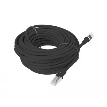 Network cable LANBERG PCU6-10CC-1500-BK Cat6 U/UTP 15 m RJ-45 Black