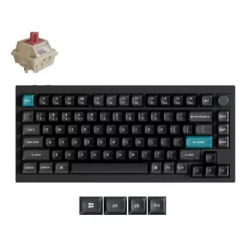 Mechanical Keyboard Keychron Q1 Ultra 8K — 75% layout, USB + RF Wireless + Bluetooth, RGB, Black