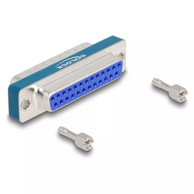 DeLOCK RF/EMI Interference Suppression Filter D-Sub 25 pin male to female low-pass inductive