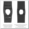 HMS Fitness KTO16 weighted vest Steel Black