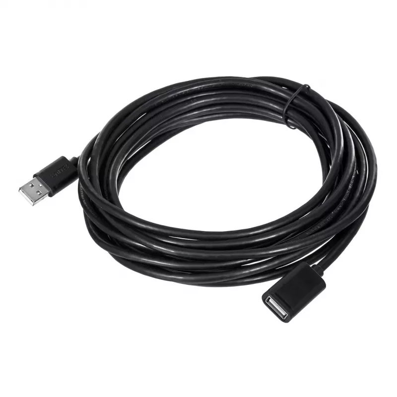 USB extension cable Unitek Y‑C418GBK 5 m USB A to USB A USB 2.0, black