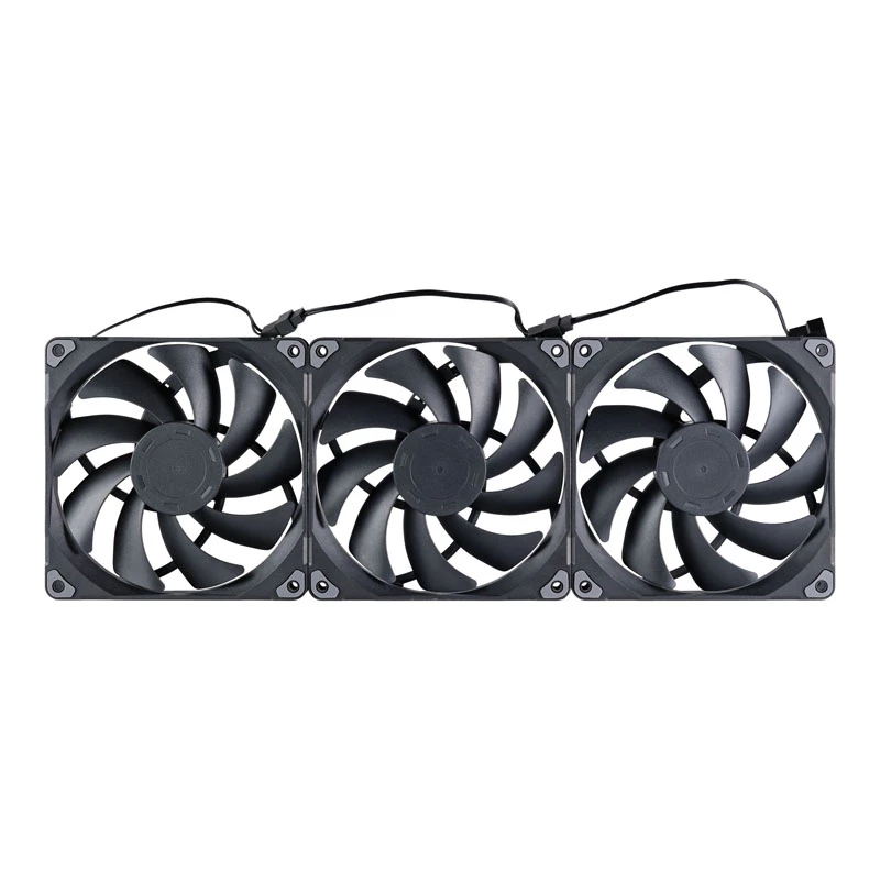 PHANTEKS M25 PWM 140mm Case Fans - 3 Pack, Black