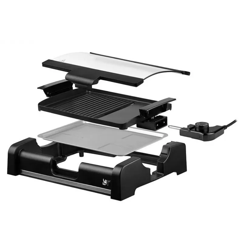 Lafe GRL-003 Electric Contact Grill with Lid, 1650 W