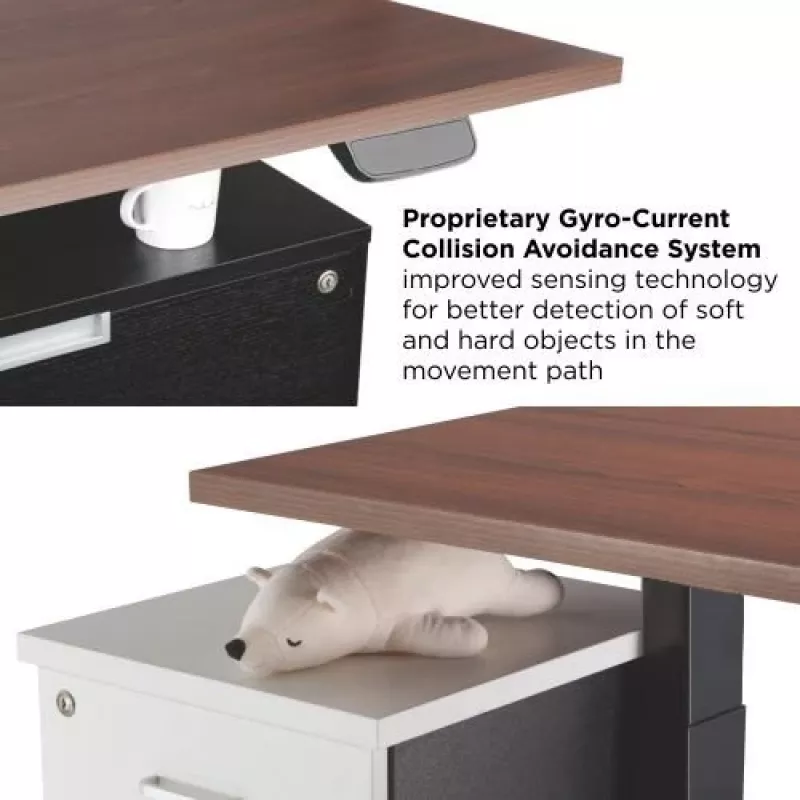 Adjustable Height Table Up Up Bjorn White, Table top L White
