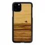Smartphone case man and wood for iPhone 11 Pro Max — terra black
