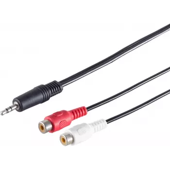 Audio cable ShiverPeaks 30771-1.5 — 3.5mm stereo to 2 RCA (1.5 m)