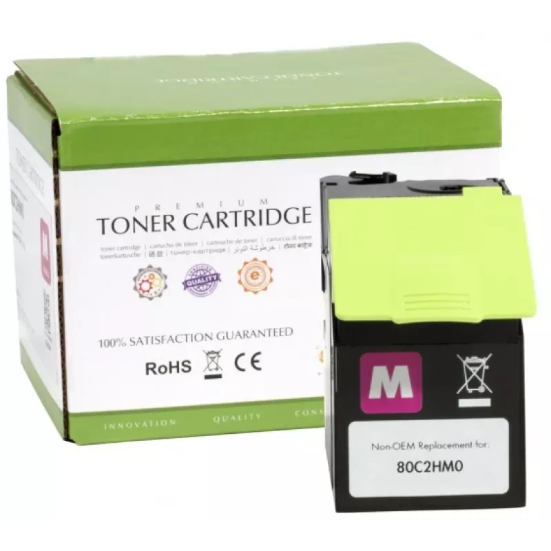 Compatible Static-Control Lexmark 802HM (80C2HM0), Magenta, 3000 p.