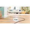 Vacuum cleaner Bosch BGB 41RD3H — 600 W, 4 L dust bag, HEPA filter, 11 m radius, telescopic tube, red