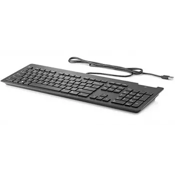 HP 911502-091 keyboard USB Norwegian Black Full-size Mechanical