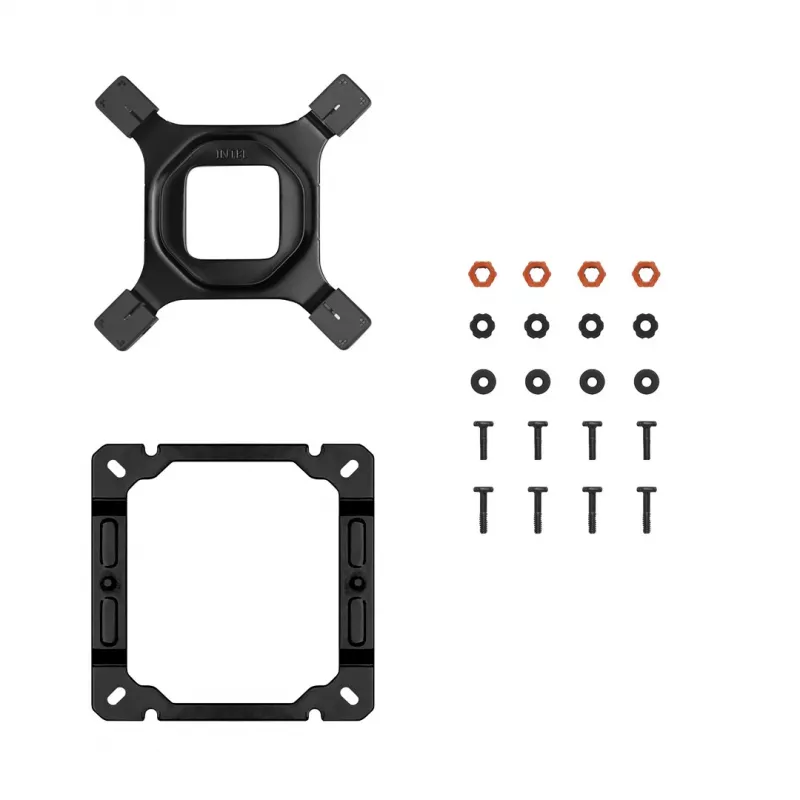 Air cooler DeepCool AK400 ZERO DARK PLUS — 120 mm FDB fan, 4 heat pipes 6 mm, for LGA 1700/AM4/AM5, height 155 mm, black