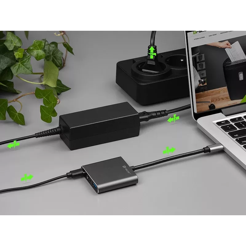 Adapter A-1, USB-C HDMI 4k, USB 3.0, PDW 100W
