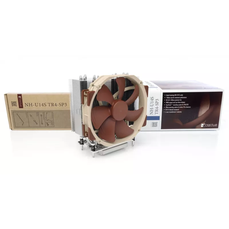 CPU Cooler Noctua NH-U14S TR4-SP3 — 140 mm fan, Socket TR4/SP3, 165 mm height, 1.03 kg