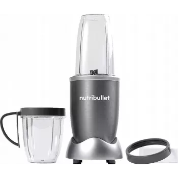 Cup blender NUTRIBULLET NB606B 600W, Tritan jug 0.7 L, 6 blades, 1 speed, 500 ml mug, grey