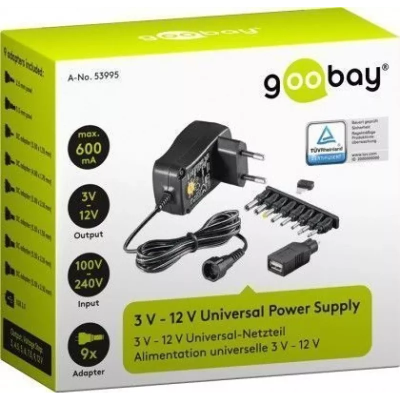 Qoltec Power Strip PDU Anti-Overload for 19 RACK | 1U | 16A | 6xFRENCH | 2m