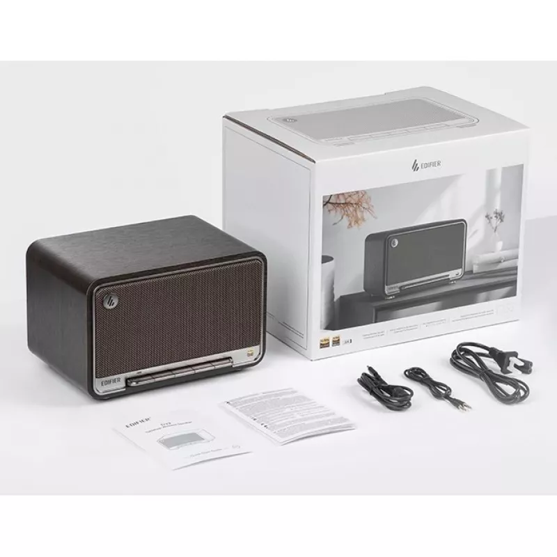 Edifier Tabletop Wireless Speaker | D32 | 60 W | Bluetooth | Black Walnut | Wireless connection