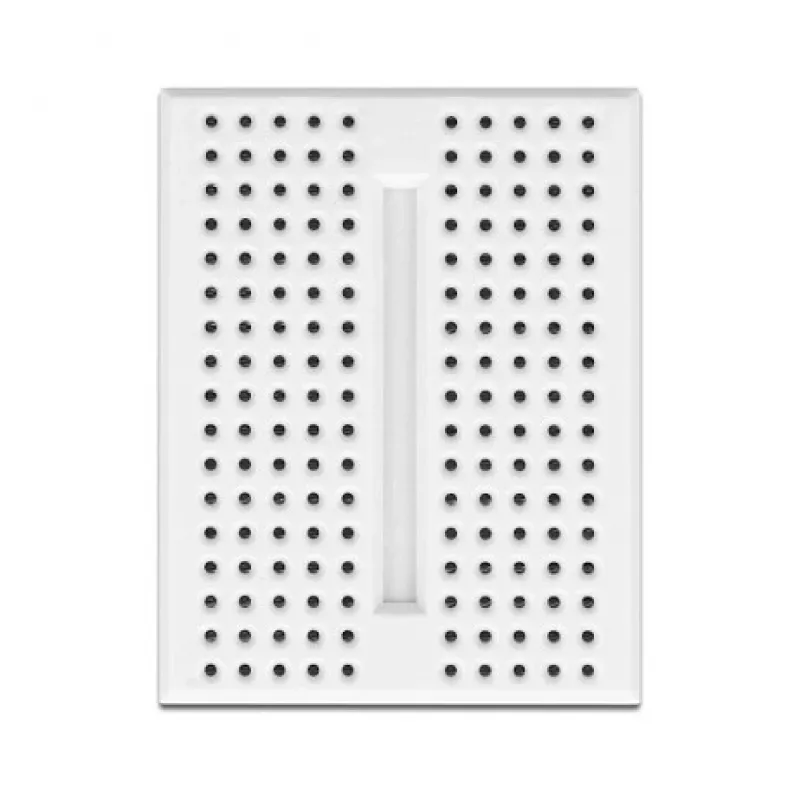 Breadboard DELOCK 18316 — solderless prototyping board, plastic, 36×46×10 mm, white
