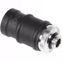 Quick Disconnect Fitting Alphacool ES BLH1A Push-in Female AG Chrome Black Matte