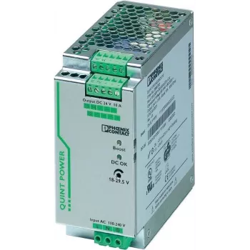 Phoenix Contact QUINT PS/1AC/24DC/10 - Power Supply (DIN rail mounting possible) - AC 100 - 240/DC 110 - 250 V