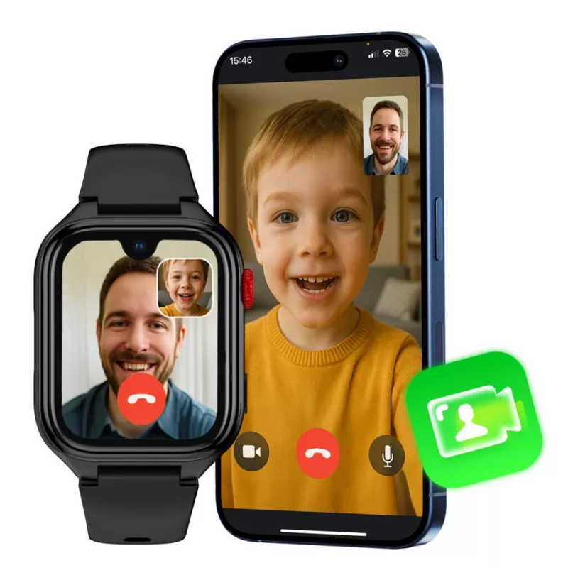 Smartwatch Stelio ST-SWJ102-BK Junior Pro AI 4G black – children’s wearable with 4G connectivity
