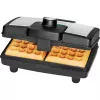 Clatronic WA 3606 waffle iron 2 waffle(s) Black,Stainless steel 800 W