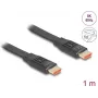 DeLOCK HDMI Cable 1m Type A Standard Black 48 Gbit/s